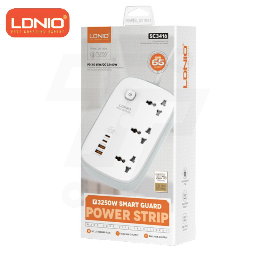 LDNIO SC3416 Multi Power Strip